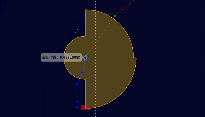 “台风洛克最新动态与路径预测图”